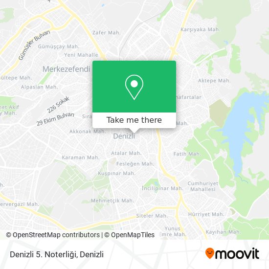 Denizli 5. Noterliği map