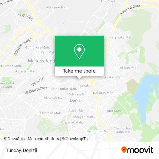 Tuncay map