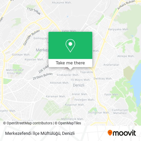 Merkezefendi İlçe Müftülüğü map