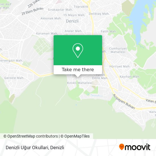 Denizli Uğur Okullari map