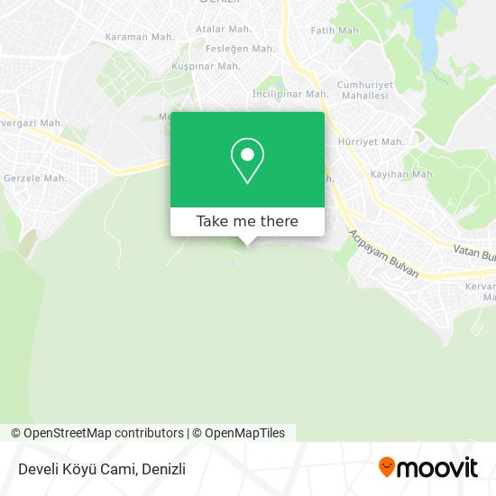 Develi Köyü Cami map