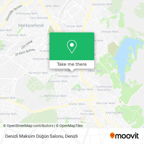 Denizli Maksim Düğün Salonu map