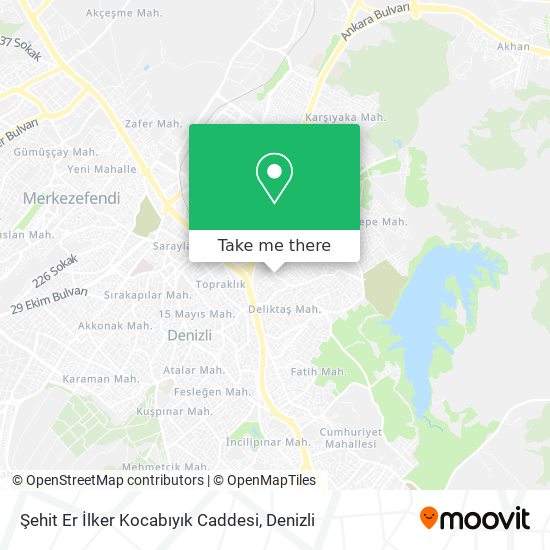 Şehit Er İlker Kocabıyık Caddesi map