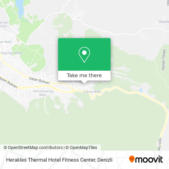 Herakles Thermal Hotel Fitness Center map