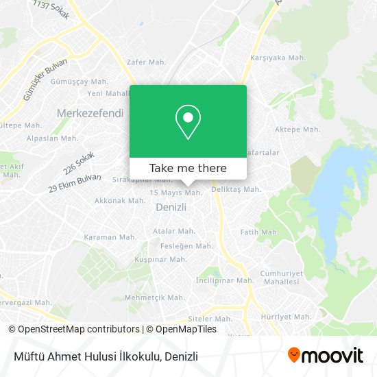 Müftü Ahmet Hulusi İlkokulu map