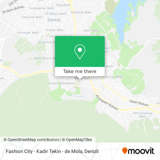 Fashion City - Kadir Tekin - de Mola map