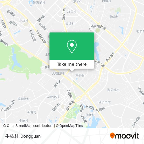 牛杨村 map