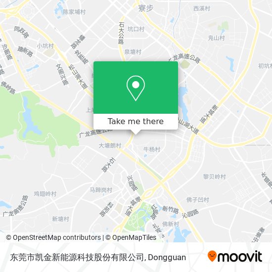 东莞市凯金新能源科技股份有限公司 map