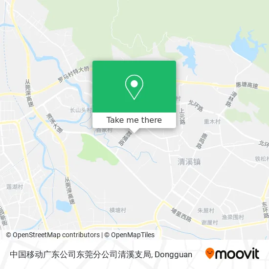 中国移动广东公司东莞分公司清溪支局 map