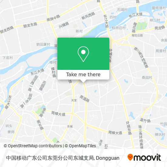 中国移动广东公司东莞分公司东城支局 map