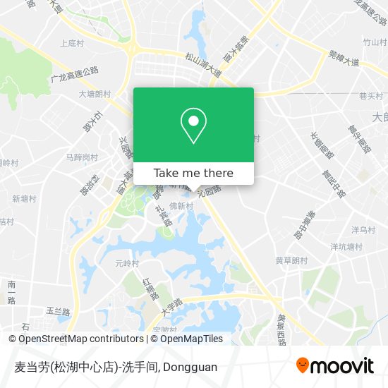 麦当劳(松湖中心店)-洗手间 map