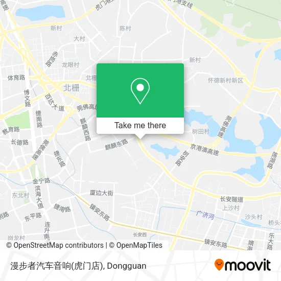 漫步者汽车音响(虎门店) map