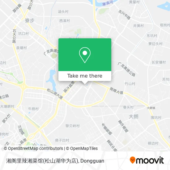 湘阁里辣湘菜馆(松山湖华为店) map