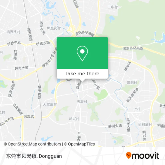东莞市凤岗镇 map