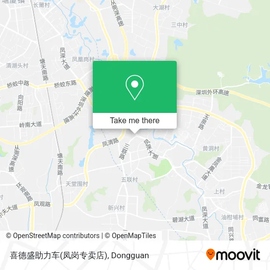 喜德盛助力车(凤岗专卖店) map