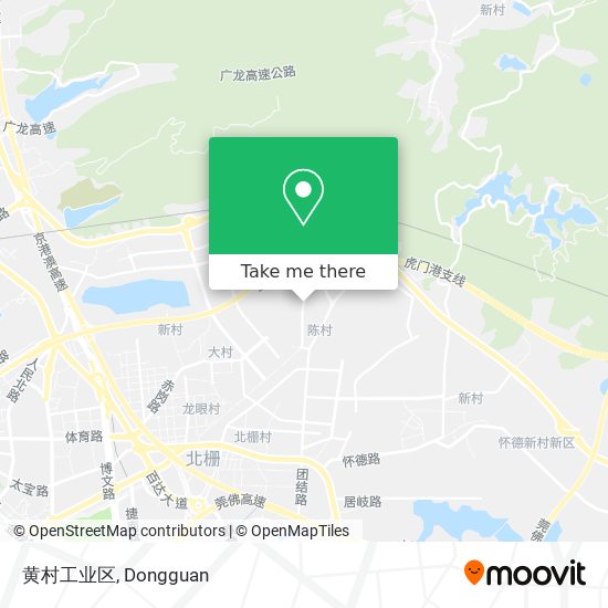 黄村工业区 map