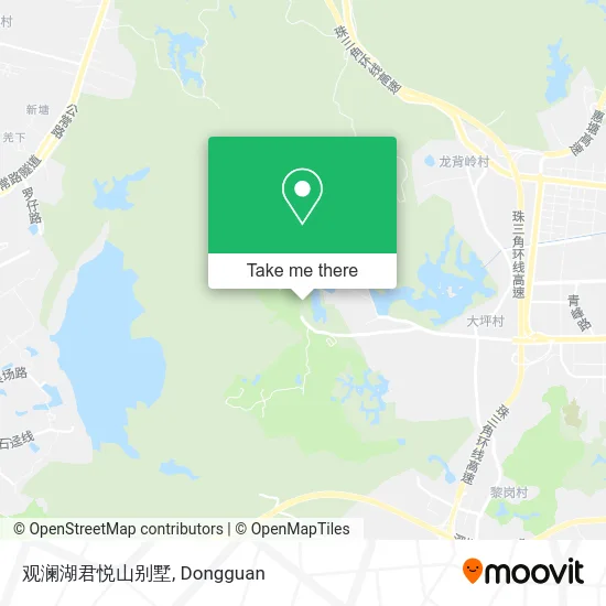 观澜湖君悦山别墅 map