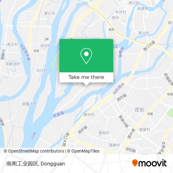 南阁工业园区 map