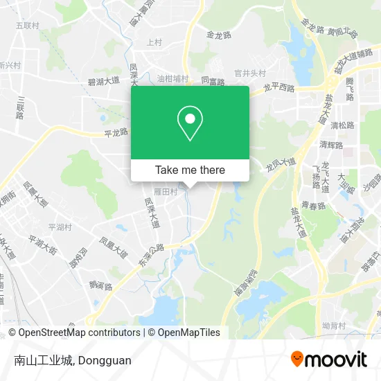 南山工业城 map