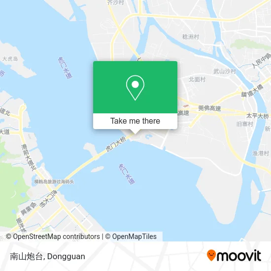 南山炮台 map