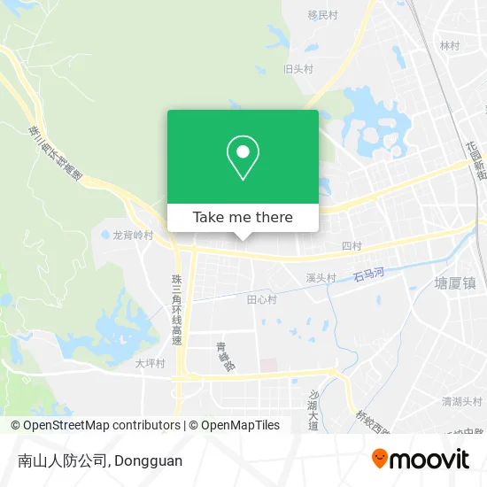 南山人防公司 map