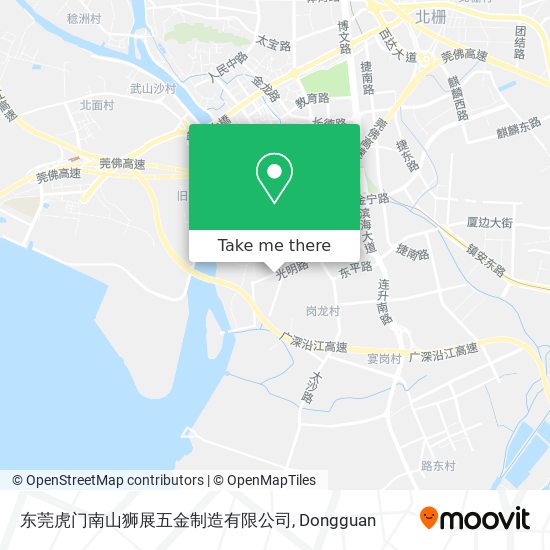 东莞虎门南山狮展五金制造有限公司 map