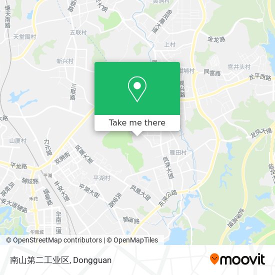 南山第二工业区 map