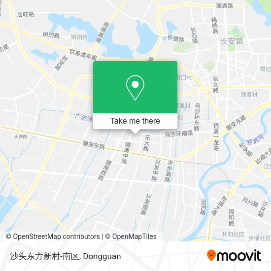 沙头东方新村-南区 map