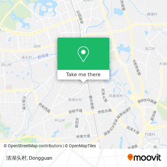 清湖头村 map
