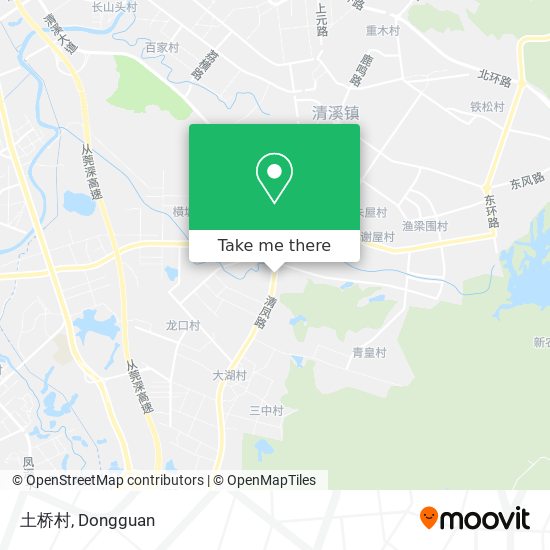 土桥村 map