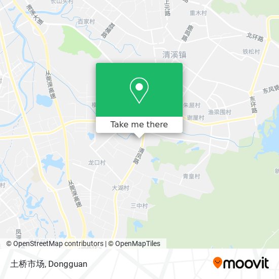土桥市场 map