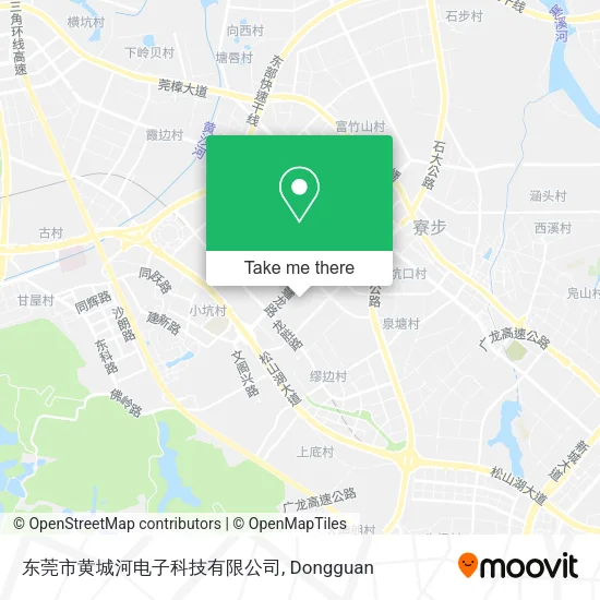 东莞市黄城河电子科技有限公司 map