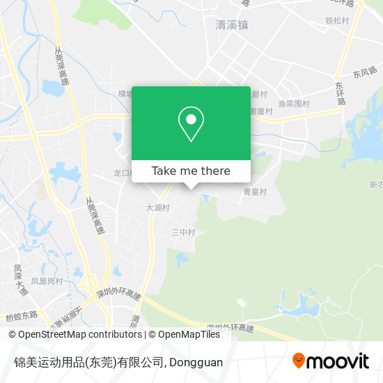 锦美运动用品(东莞)有限公司 map