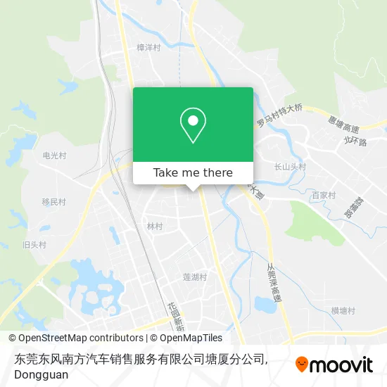 东莞东风南方汽车销售服务有限公司塘厦分公司 map