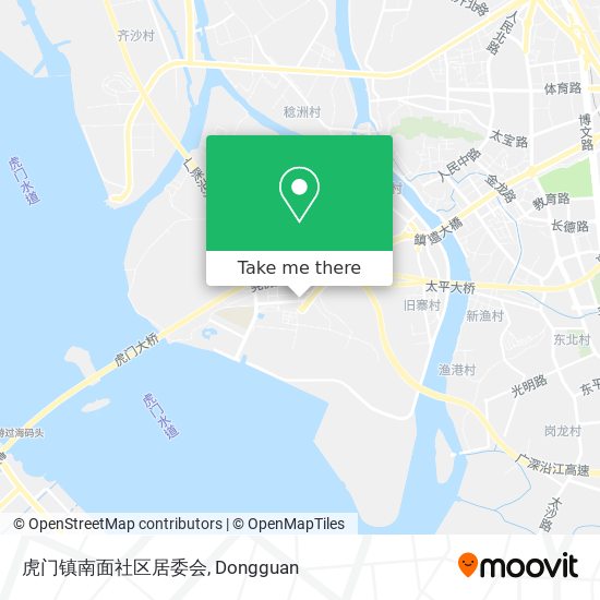 虎门镇南面社区居委会 map