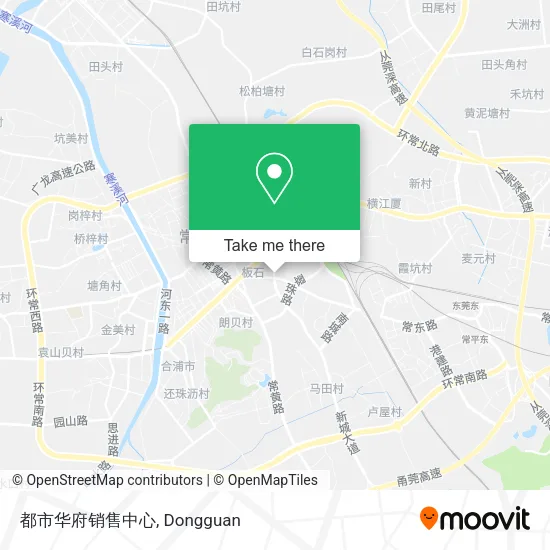 都市华府销售中心 map