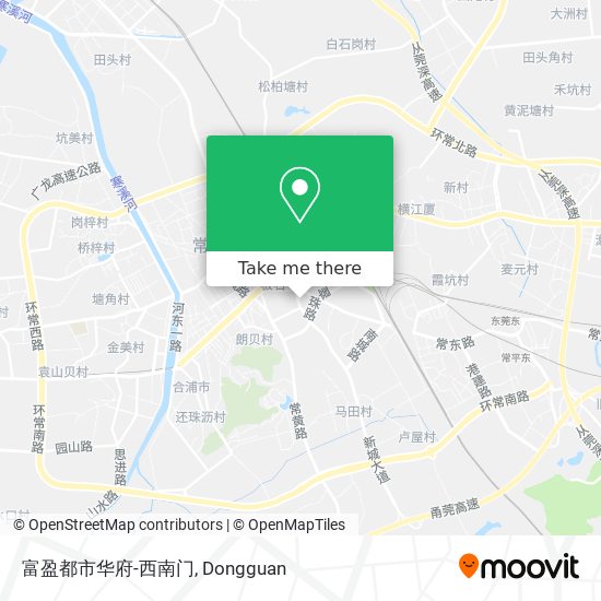 富盈都市华府-西南门 map