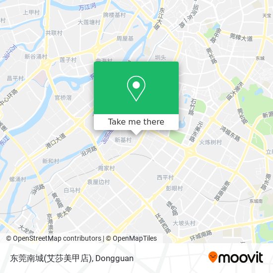 东莞南城(艾莎美甲店) map