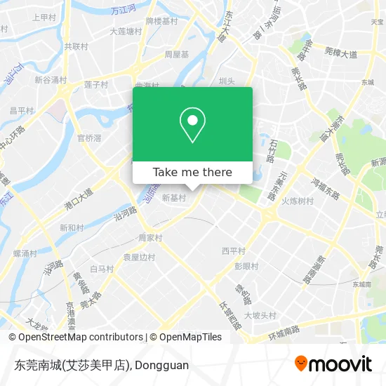 东莞南城(艾莎美甲店) map