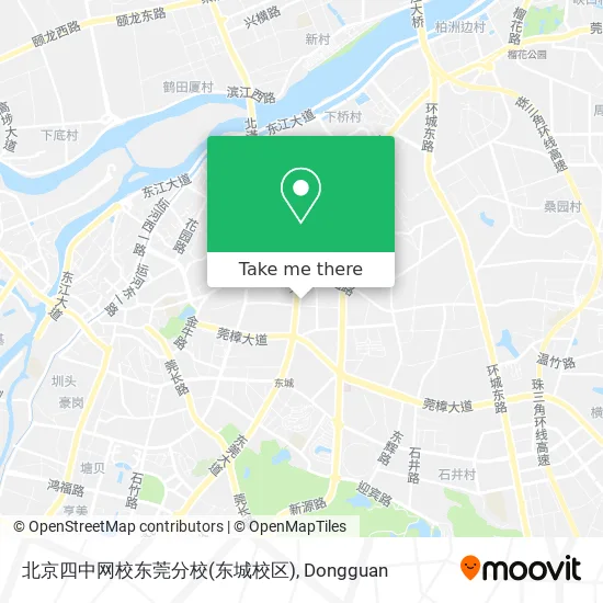 北京四中网校东莞分校(东城校区) map