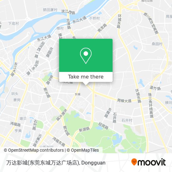 万达影城(东莞东城万达广场店) map
