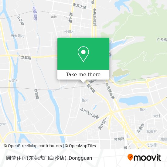 圆梦住宿(东莞虎门白沙店) map