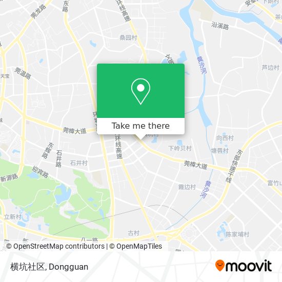 横坑社区 map