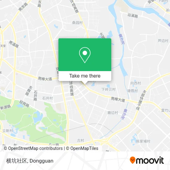 横坑社区 map