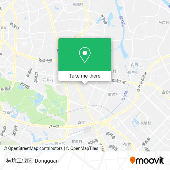 横坑工业区 map