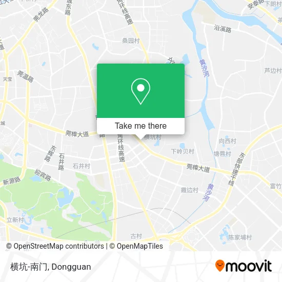 横坑-南门 map