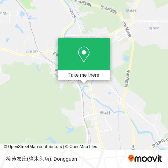 樟苑农庄(樟木头店) map