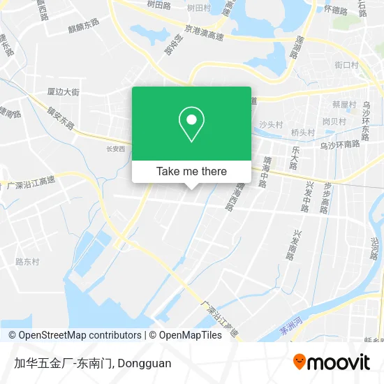 加华五金厂-东南门 map
