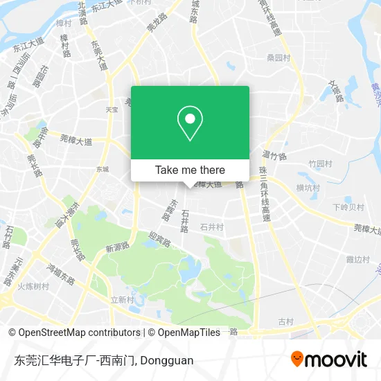 东莞汇华电子厂-西南门 map