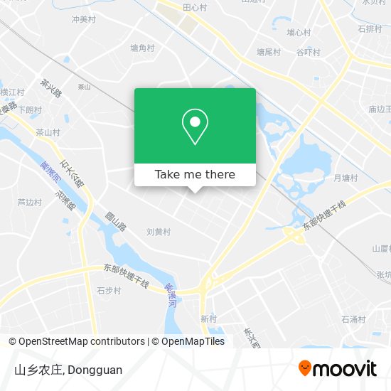 山乡农庄 map